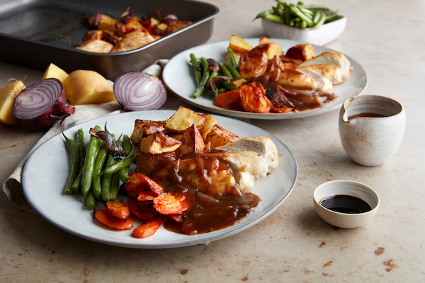 Roast chicken dinner recipe