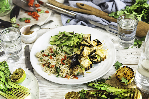 BBQ miso aubergine