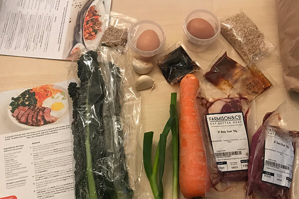 Healthy recipe boxes