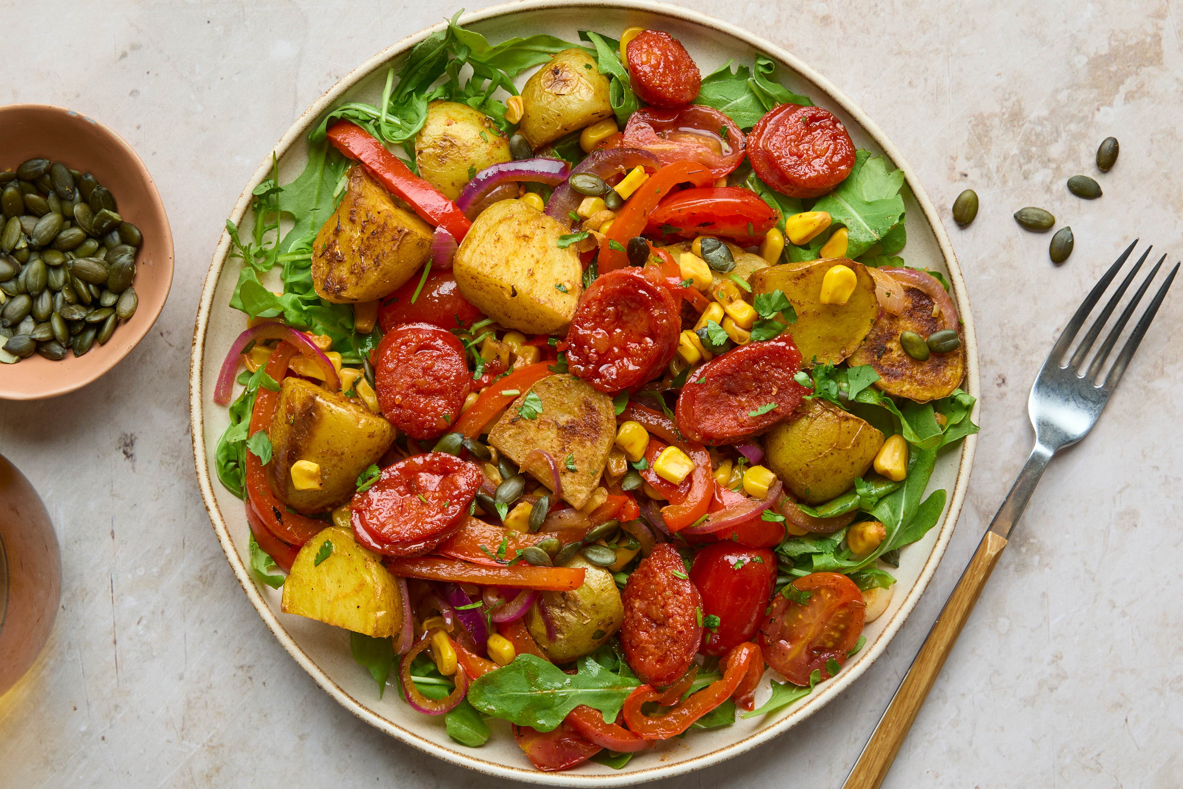 09 6305- 6301 Warm Chorizo & Sweetcorn Salad with Caramelised Onions_1rs.jpg