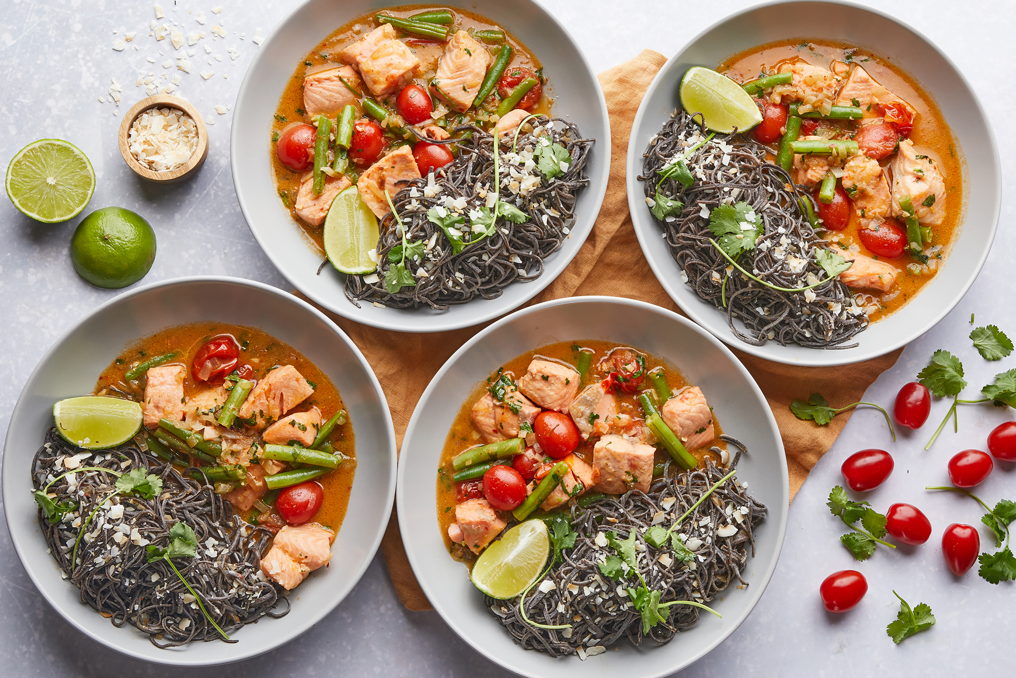 Thai-Style Salmon Noodle Bowl
