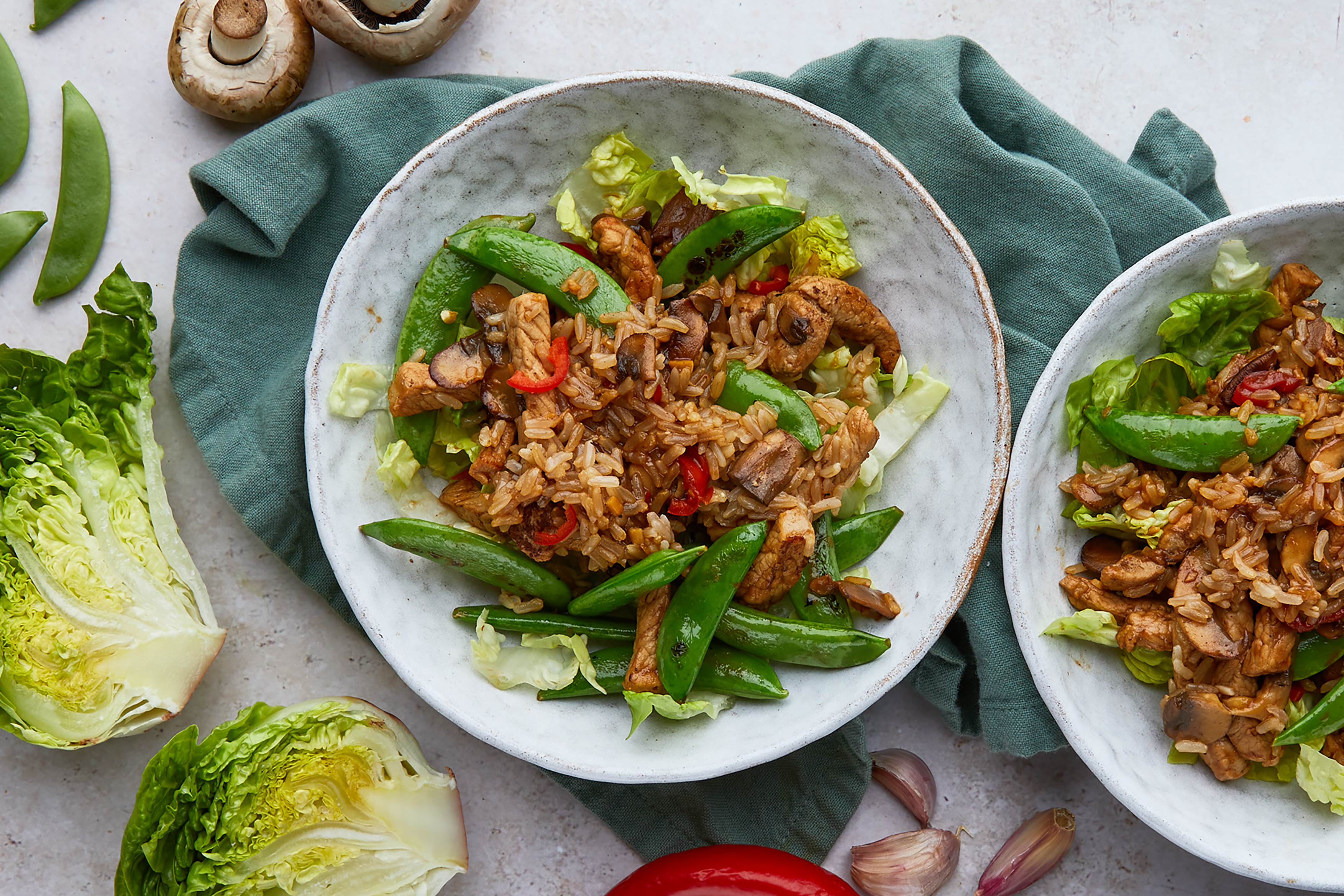 Chaufa pork