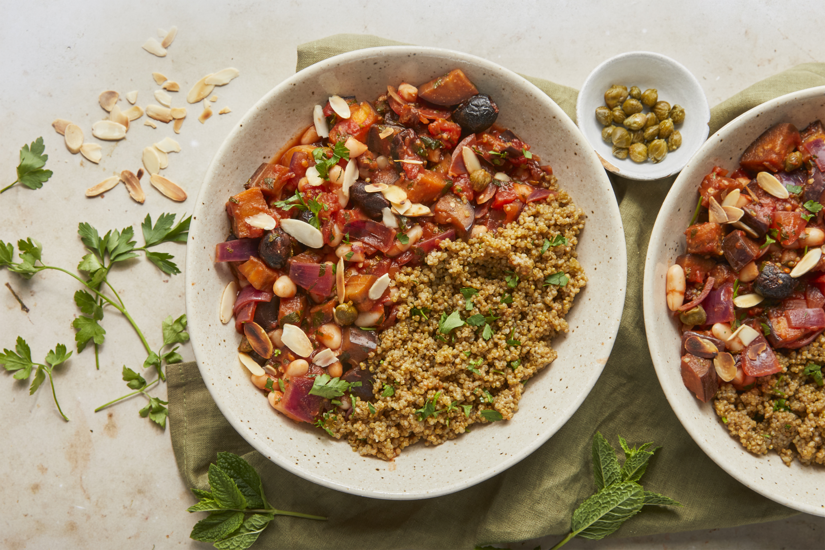 Aubergine caponata