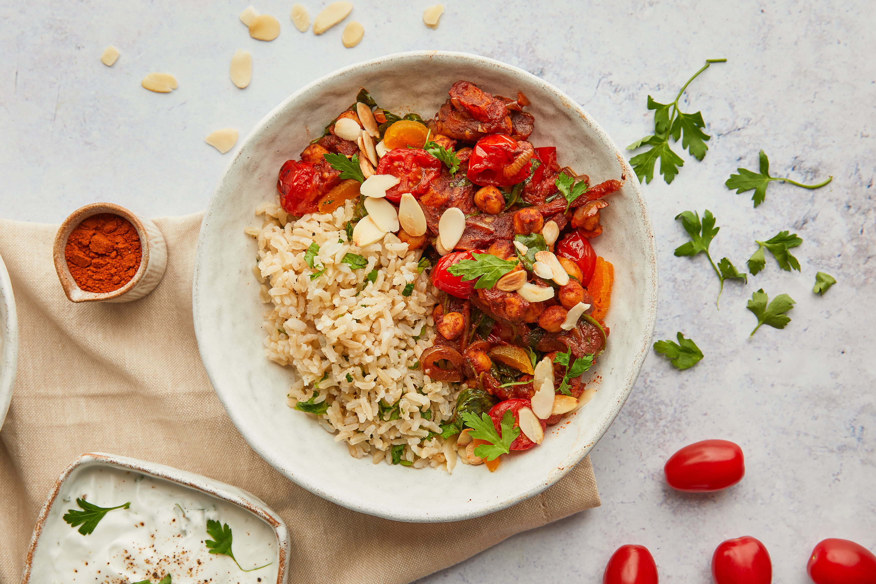 Baharat Chickpeas & Parsley Rice