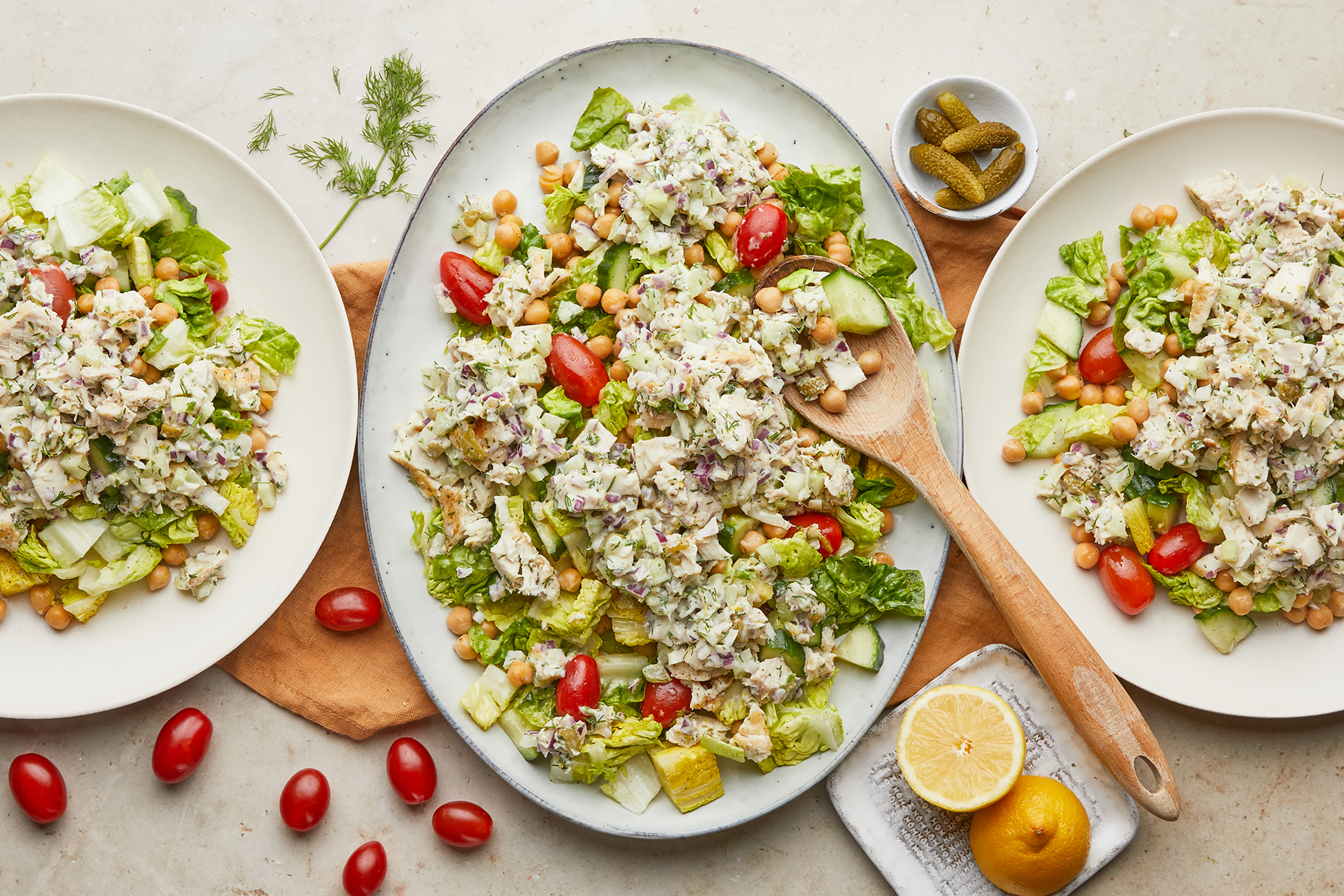 Tuna 'Mayo' Salad with Chickpeas & Dill