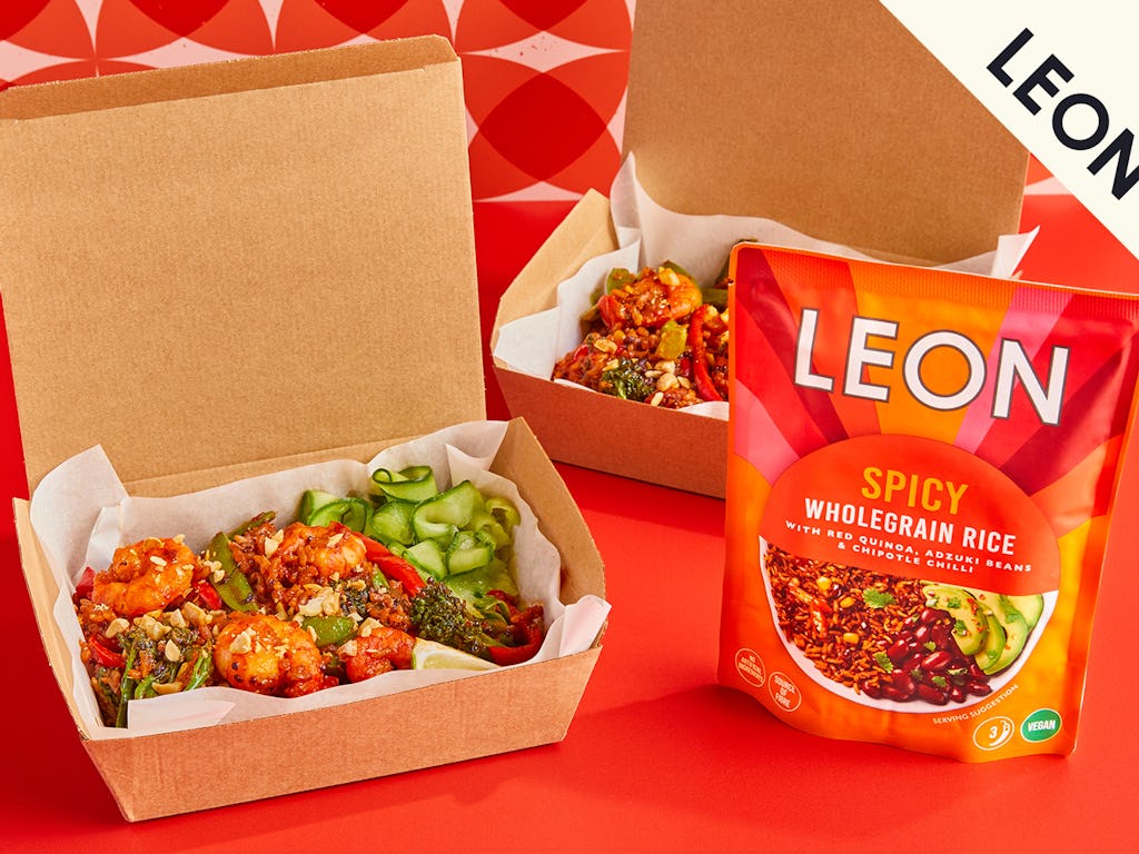 LEON’s Gochujang King Prawns & Korean-style Spicy Rice (15 mins ...