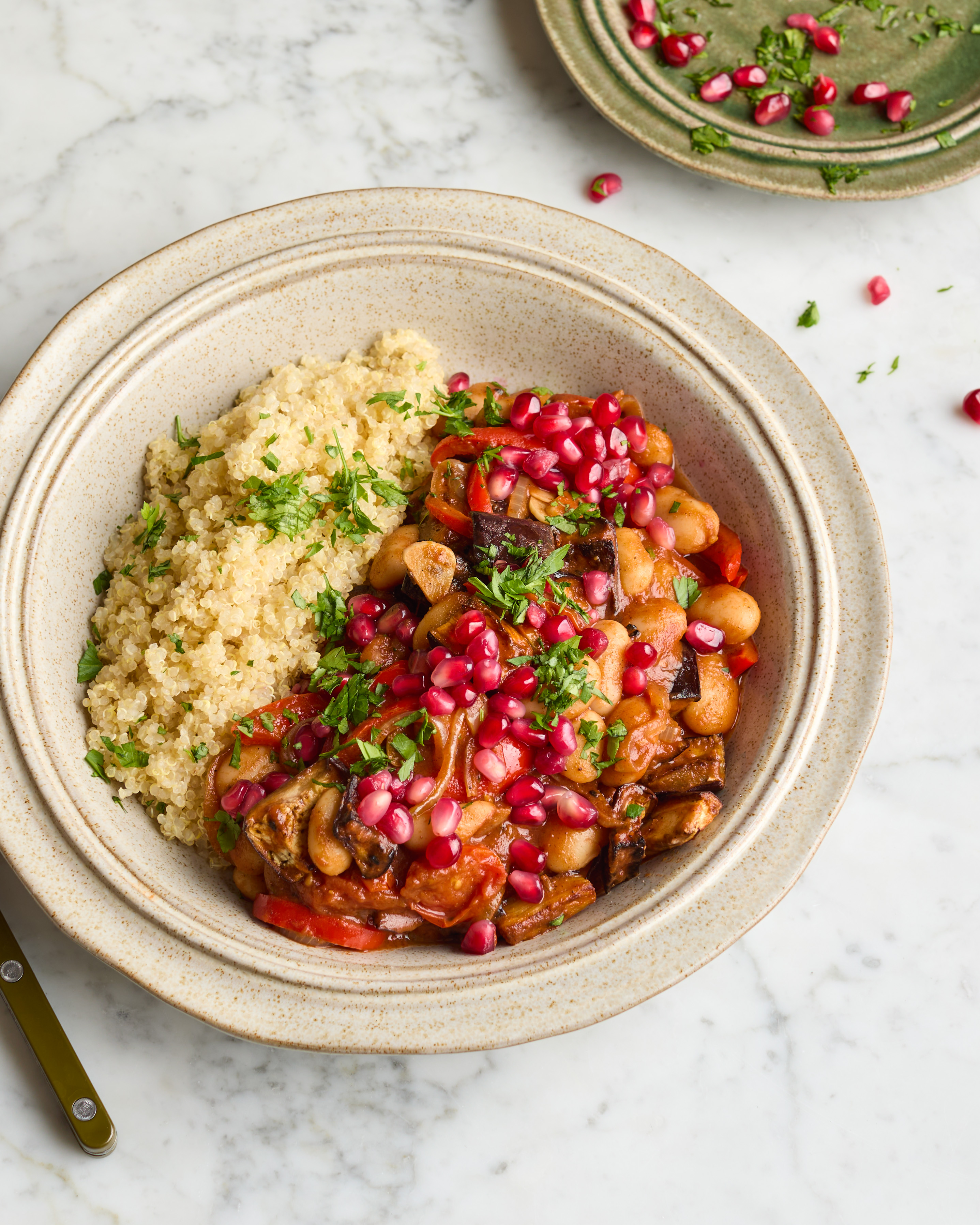 Aubergine & Butterbean Tagine with Quinoa
