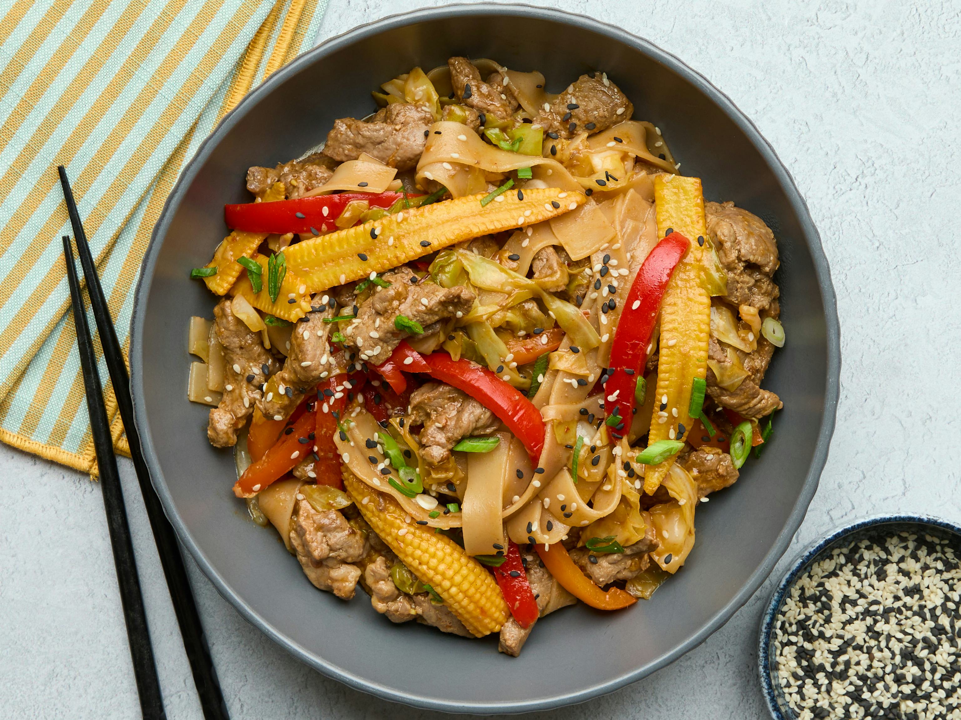 Sticky British Beef Gochujang Noodles (30 mins, Beef) Recipe | Recipe ...