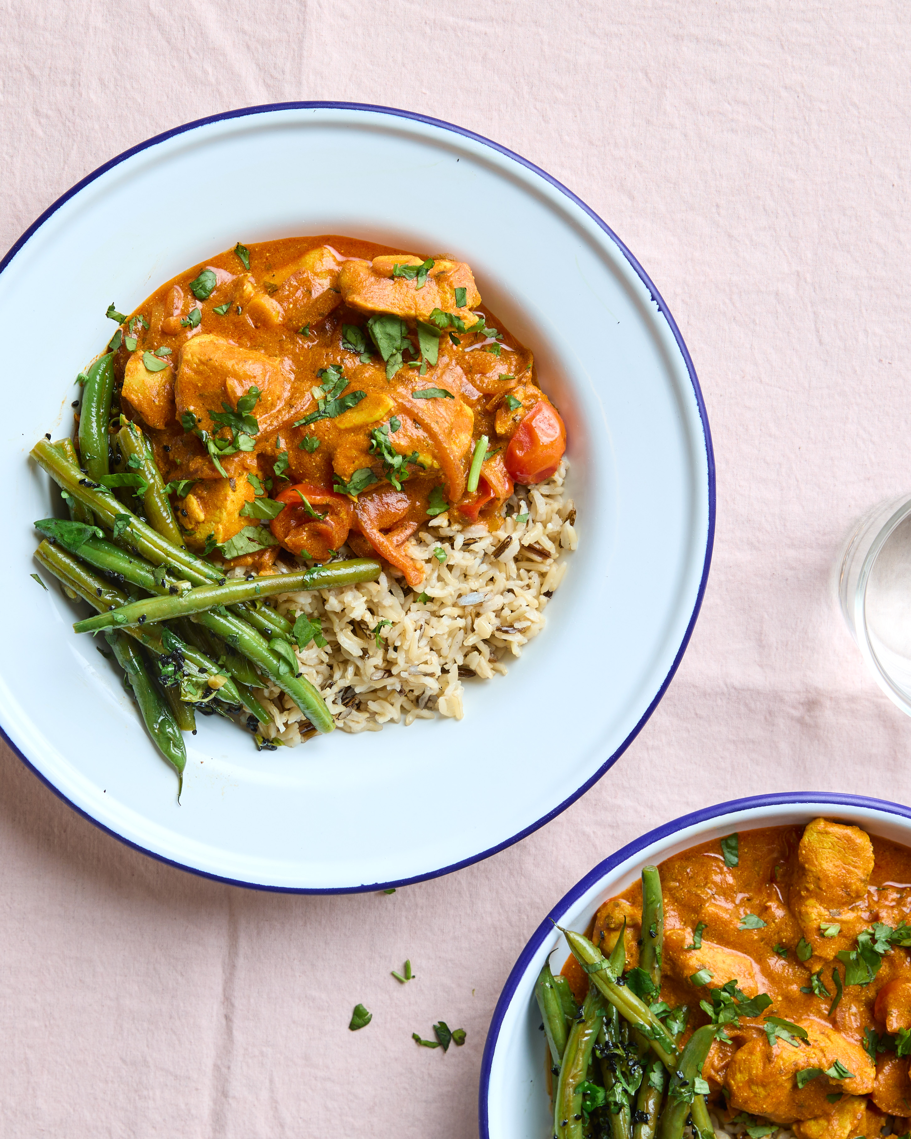 Chicken Tikka Masala with Wild Rice & Coriander Green Beans 